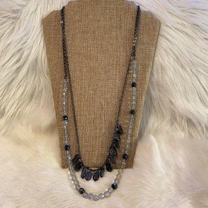 COldwater Creek Glass‎ Bead Necklace 4788